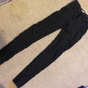 Black jeggings